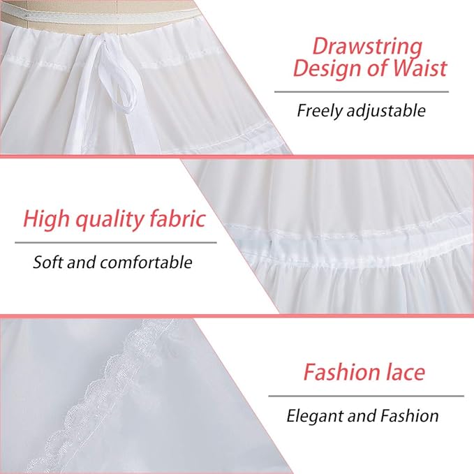 Petal Couture – Red Rose Petticoat (One Size)
