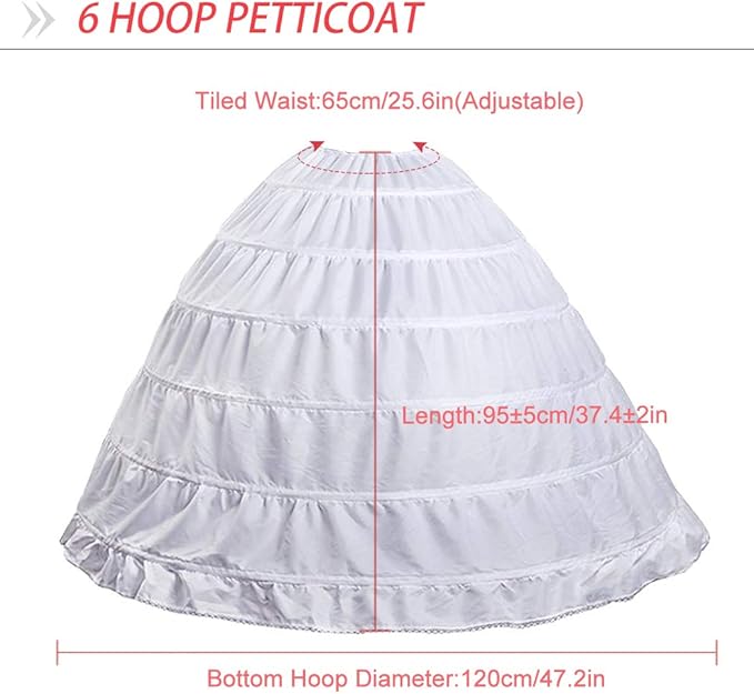 Petal Couture – Red Rose Petticoat (One Size)