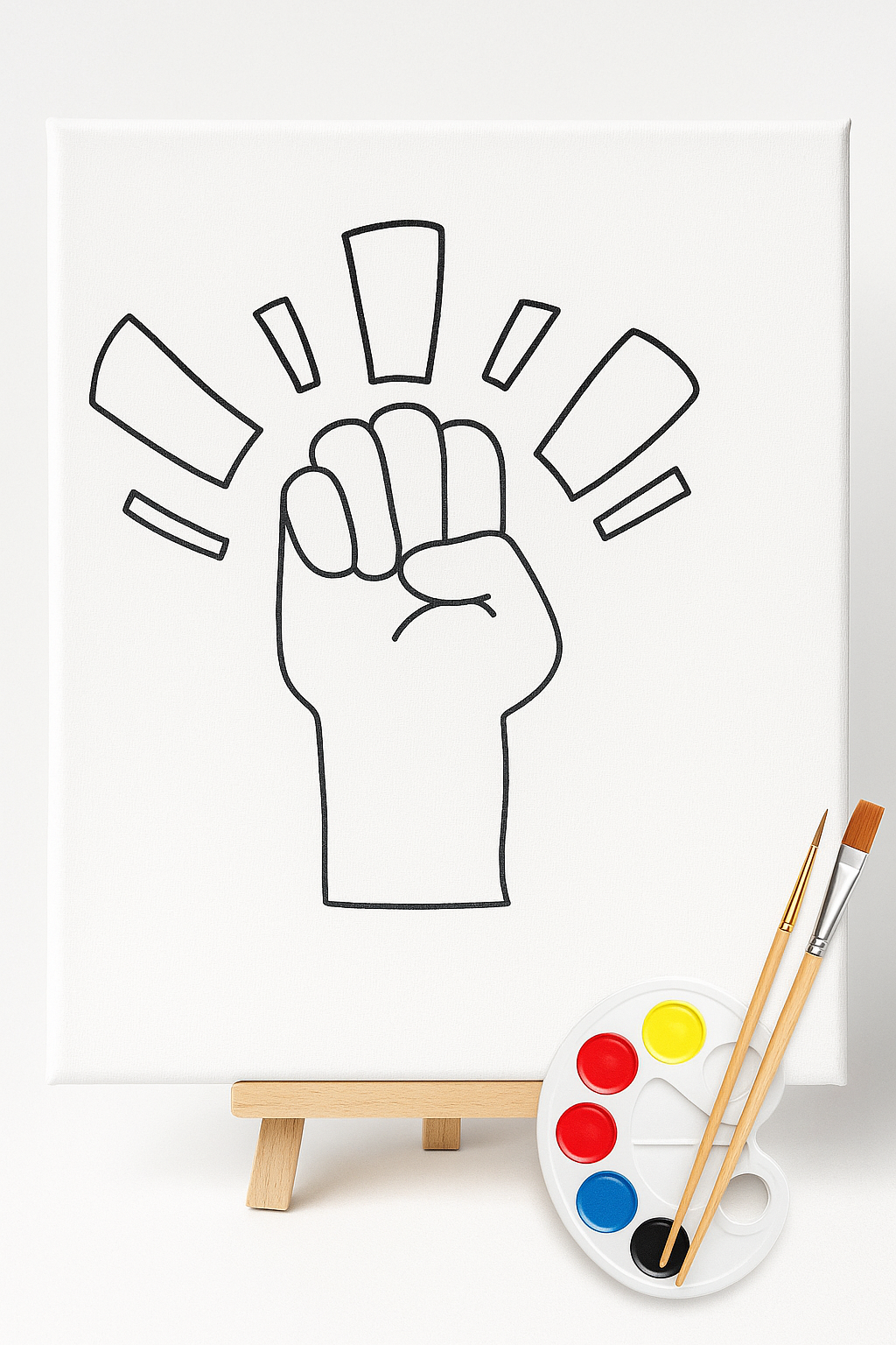 DIY Canvas Paint Kit