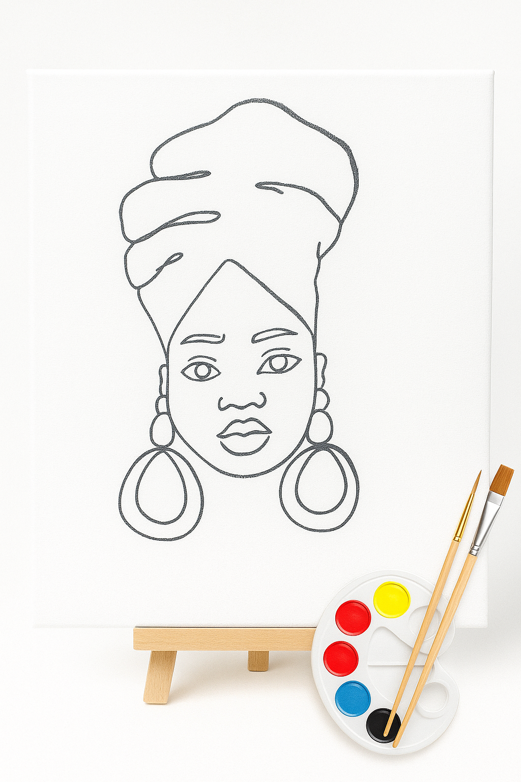 DIY Canvas Paint Kit