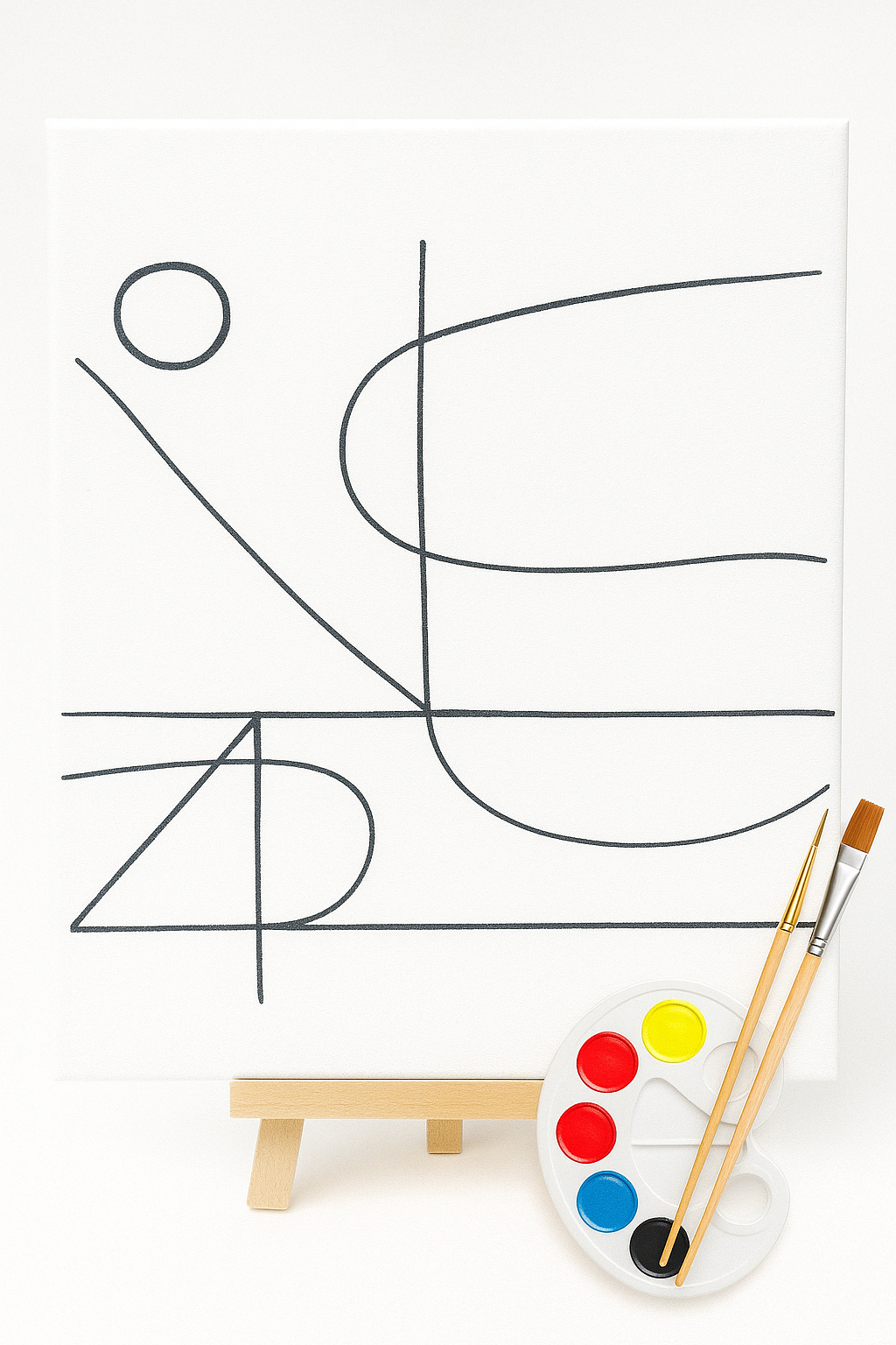 DIY Canvas Paint Kit