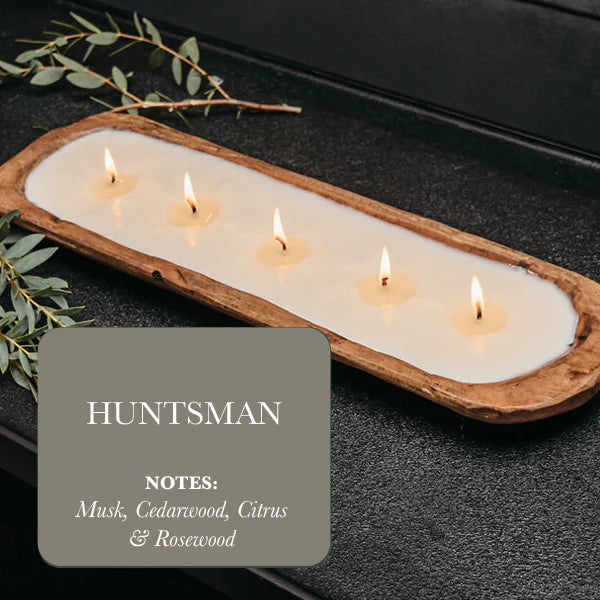 Huntsman 5 Wick Dough Bowl Soy Candle