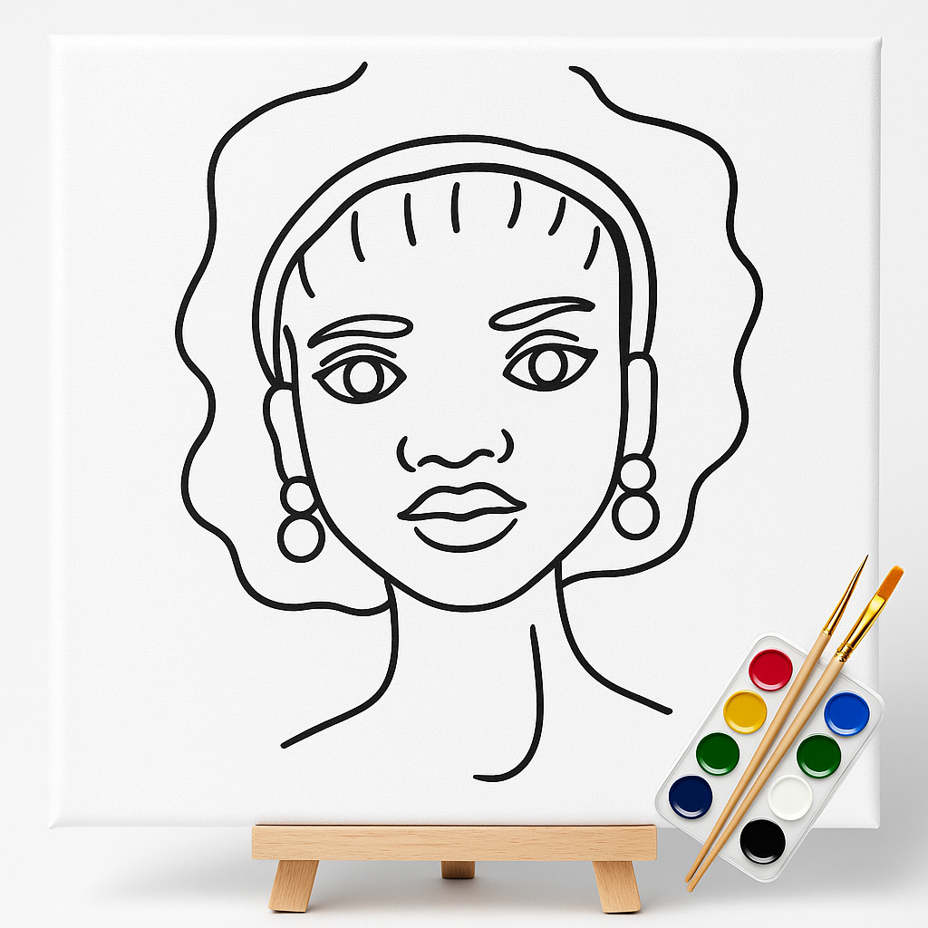 DIY Canvas Paint Kit