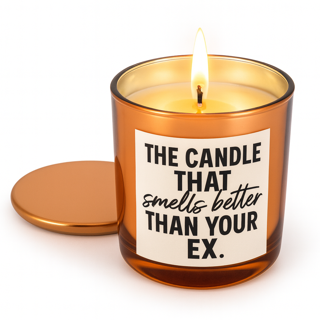 Funny phrases candles all natural soy wax