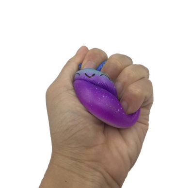 Squishy Retro Slow Rising Poop Stress Relief Keychain