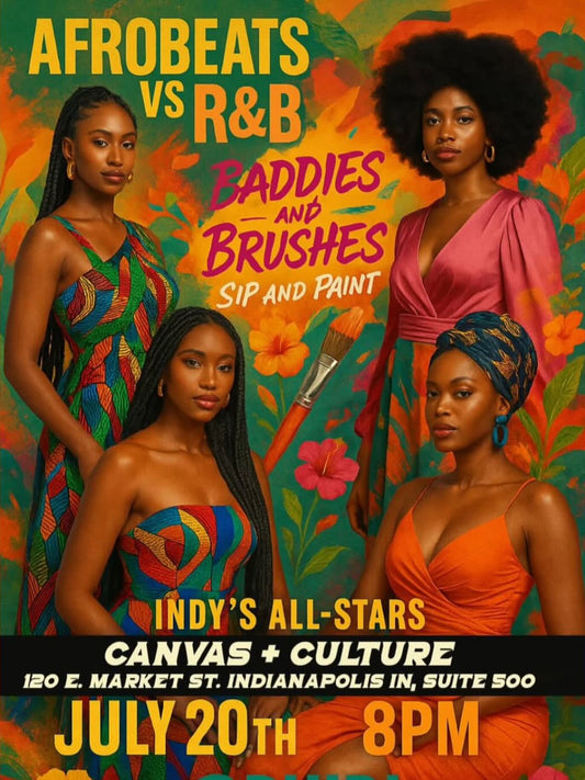 Sip & Paint + Candle Making Workshop (Downtown Indy) WNBA All-Star Weekend is here