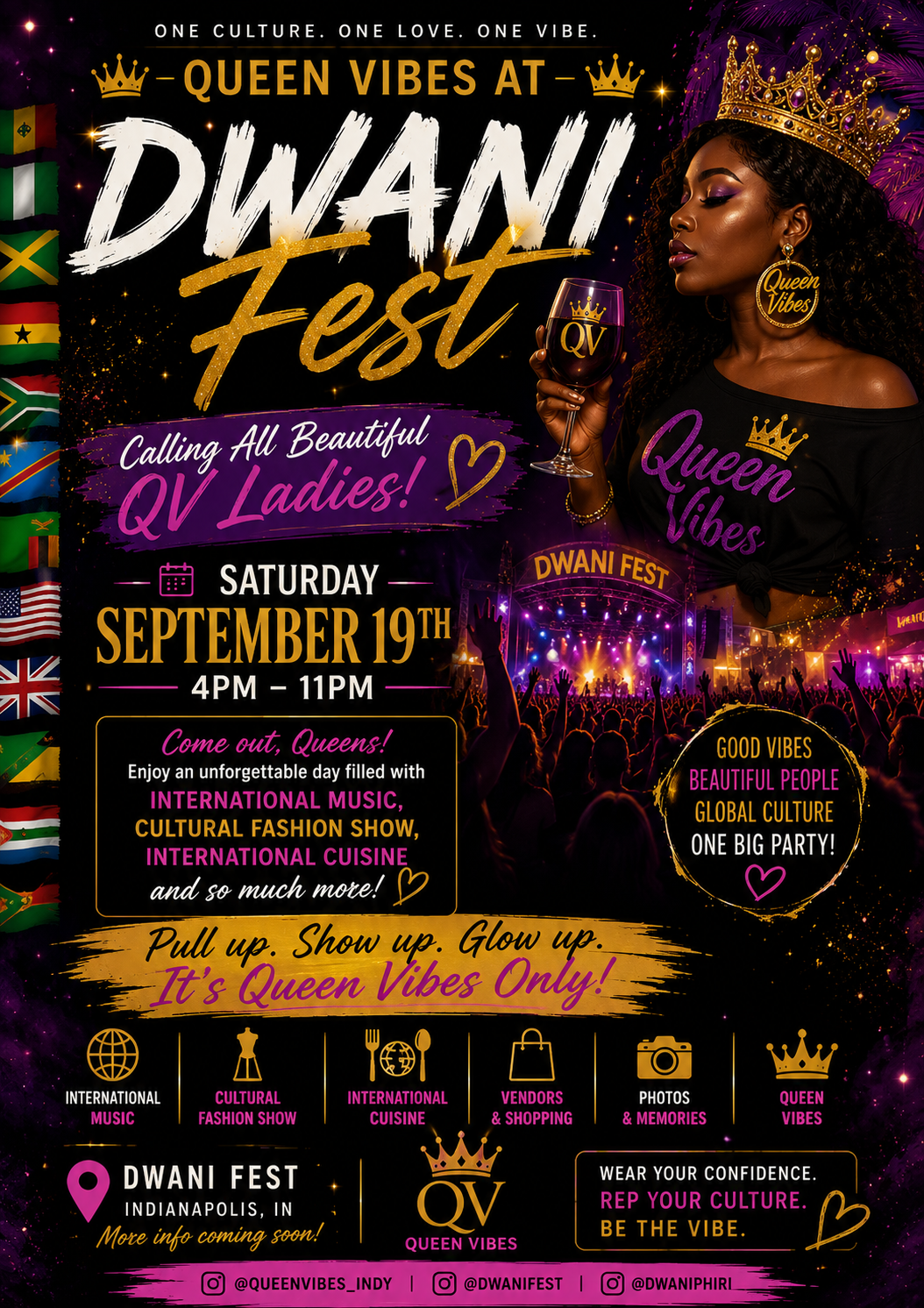 Queen Vibes at Dwani Fest | Saturday Sept. 19th 4PM-11PM