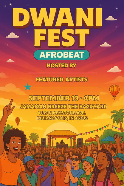Afrobeats, Amapiano, Reggae, Latino (International Link Up Music Festival) Sept. 13th - Dwani Fest INDIANAPOLIS