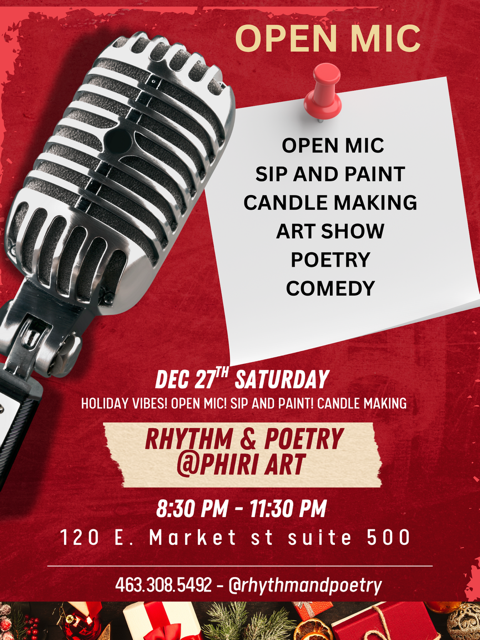 Indianapolis open mic holiday edition
