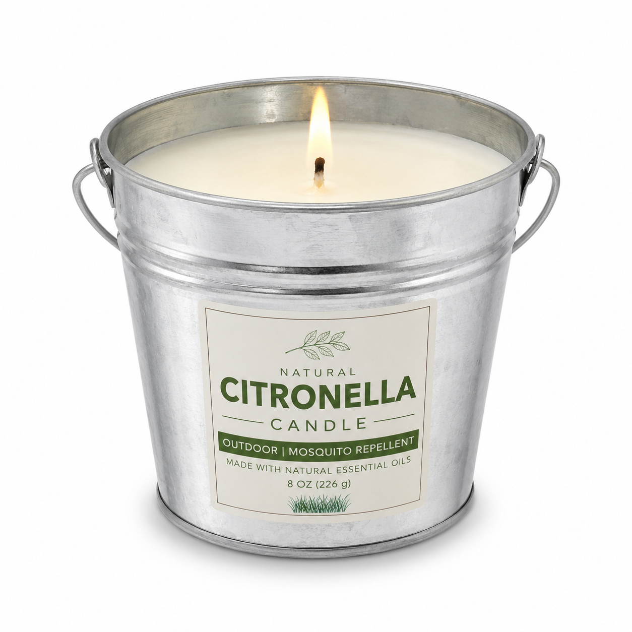 Citronella Candle | Outdoor | 8oz | Soy Wax