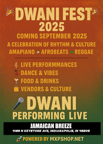Afrobeats, Amapiano, Reggae, Latino (International Link Up Music Festival) Sept. 13th - Dwani Fest INDIANAPOLIS