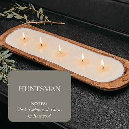 Huntsman 5 Wick Dough Bowl Soy Candle