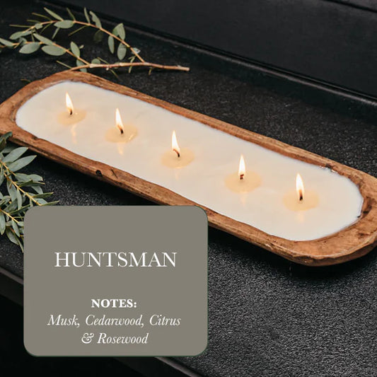 Huntsman 5 Wick Dough Bowl Soy Candle