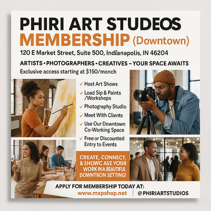 PHIRI ART MEMBERSHIP ( Downtown )