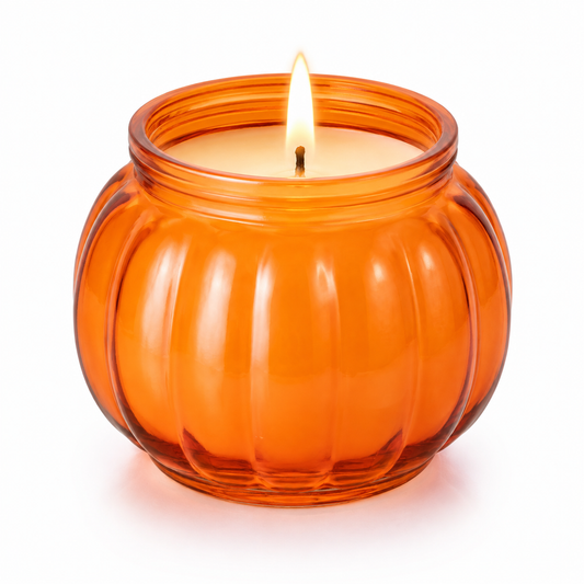 Pumpkin Shaped Candle | Pumpkin Spice | 6oz | Soy Wax