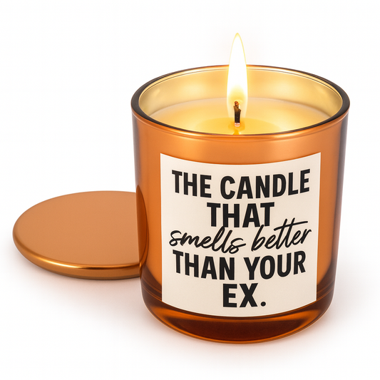 Funny phrases candles all natural soy wax 