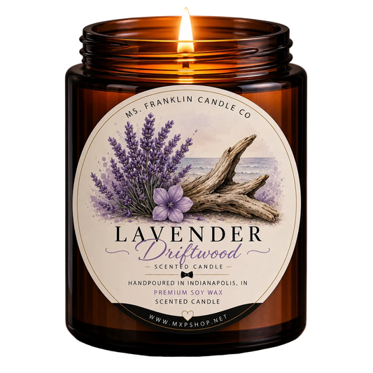soy wax lavender scented candle indianapolis
