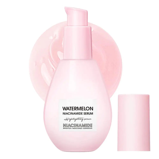 Watermelon Niacinamide Face Serum Face Serum with Citrullus Vulgaris(watermelon) Fruit Extract Sodium Hyaluronate Glycerin Serum for Skin Care Moisturize (1PCS)